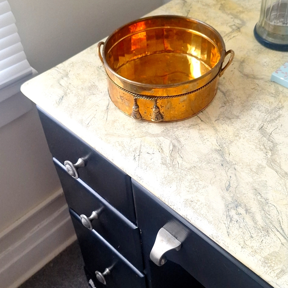 Hand made in India solid brass bowl